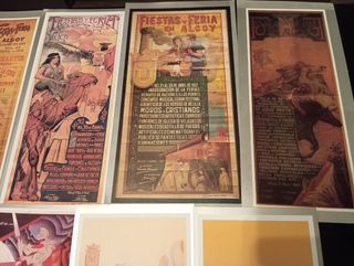 CARTEL FIESTAS MOROS Y CRISTIANOS ALCOY