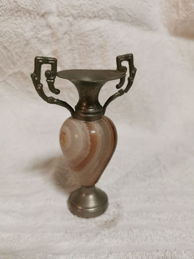 Piccola anfora in onice, vintage 12x6