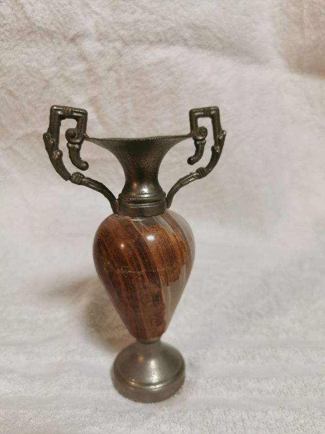 Piccola anfora in onice, vintage 12x6