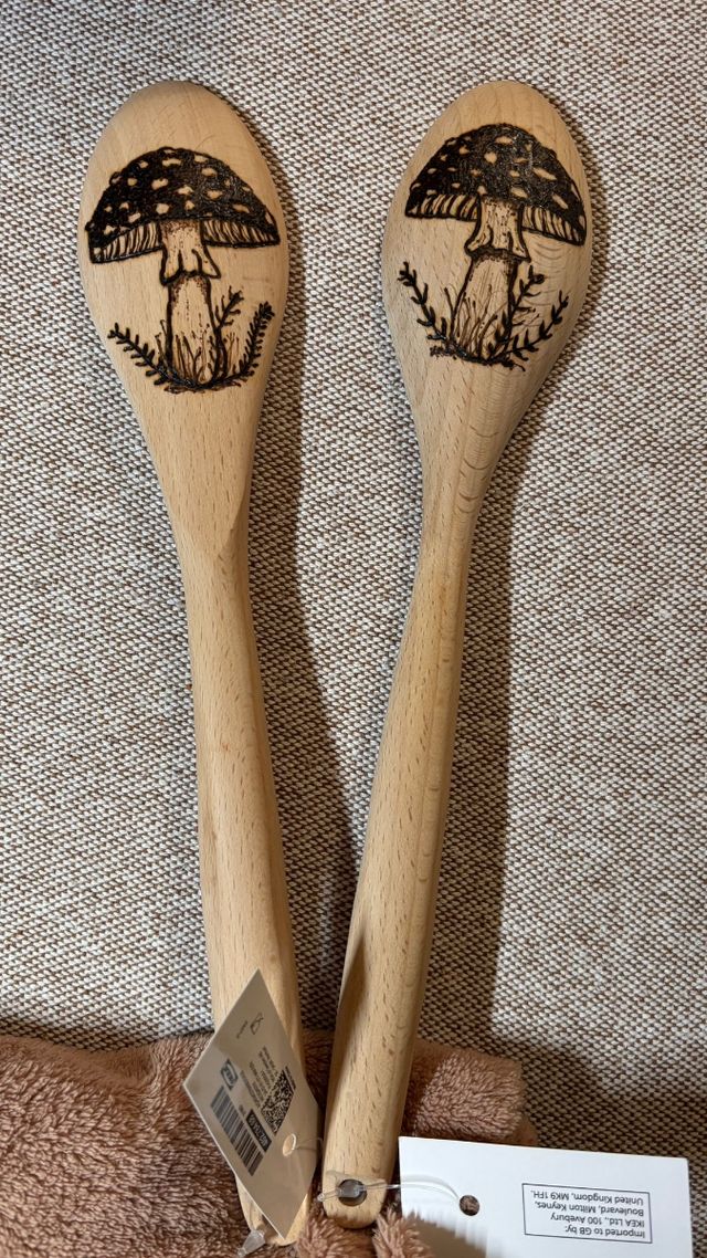 Cuchara pirograbada personalizable