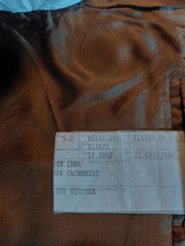 Giacca uomo tg 52 IT Cesare Longo elegante