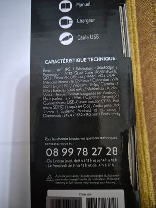 Tablet Android 10 pollici