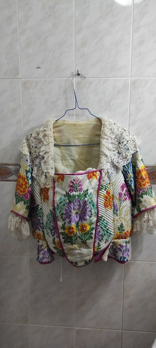 Traje de fallera siglo XVIII adulto