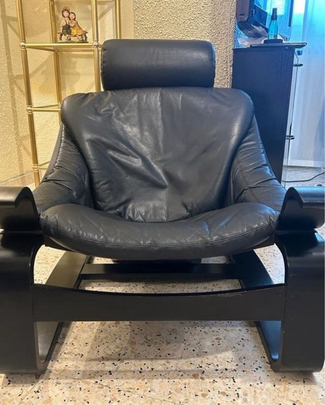 Sillon negro vintage