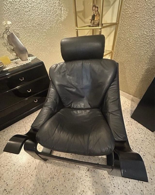 Sillon negro vintage