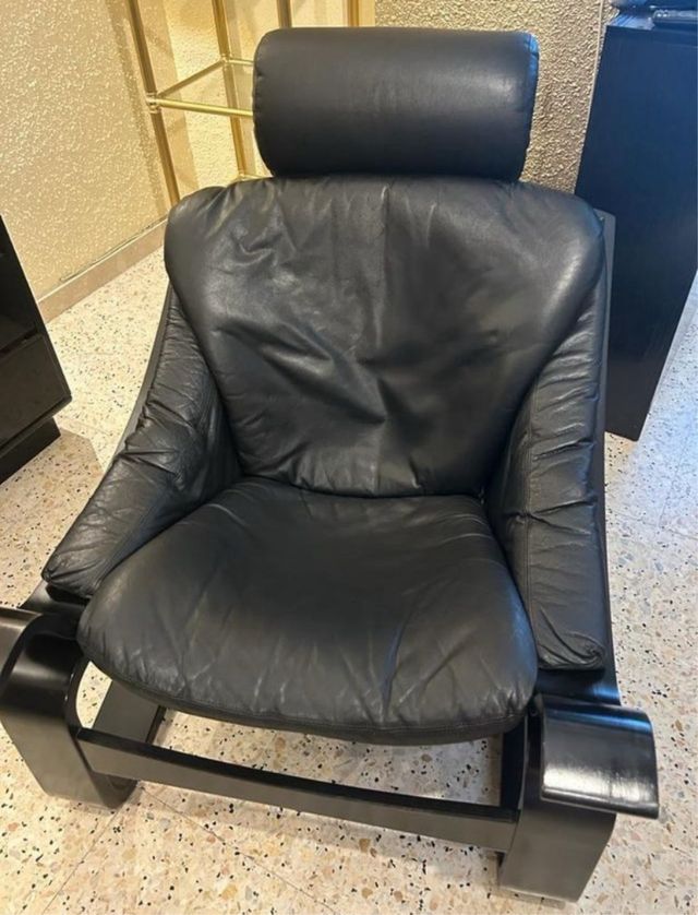 Sillon negro vintage