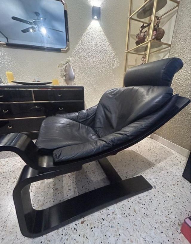 Sillon negro vintage