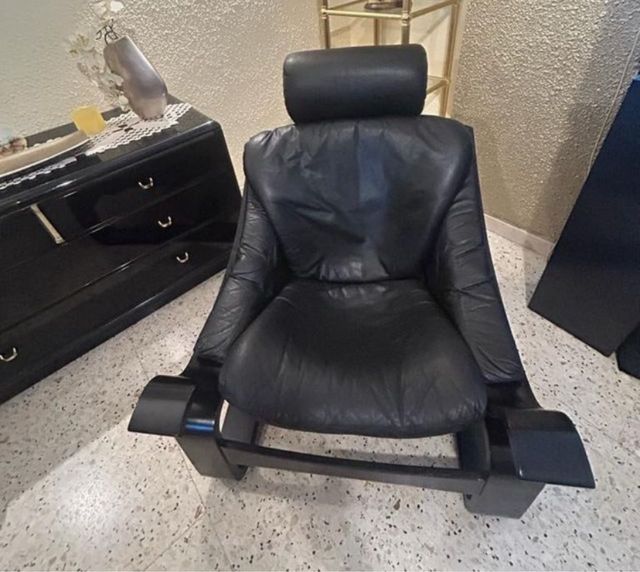 Sillon negro vintage