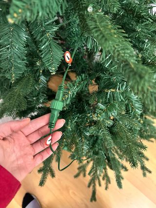 Arbol de navidad con luces