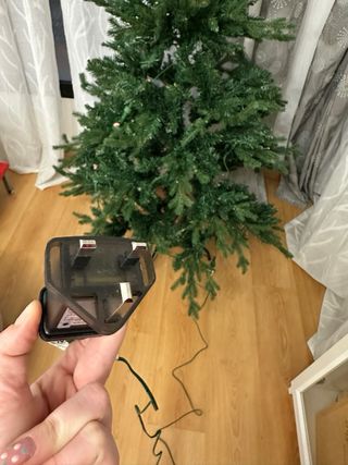 Arbol de navidad con luces