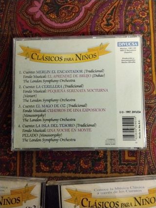 3 CDs. Clásicos para niños.