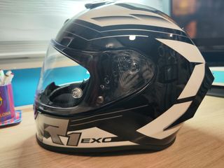 Casco moto scorpion exo R1 evo blaze