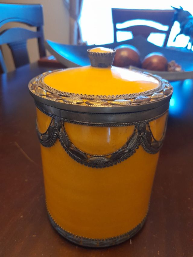 Juego 3 piezas cerámica marroquí