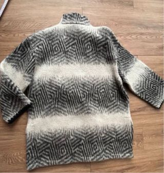 Abrigo parka talla 40 amplia lana