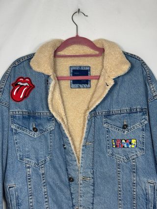 Chaqueta vaquera borrego