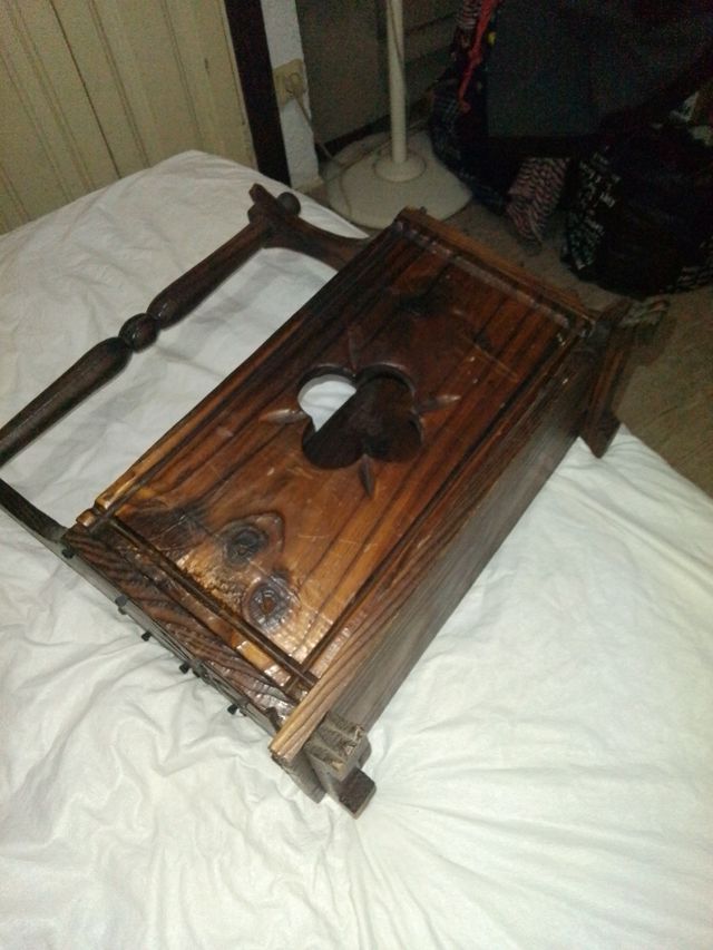 Revistero de madera años 60