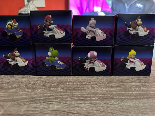 Personajes mario kart mcdonals