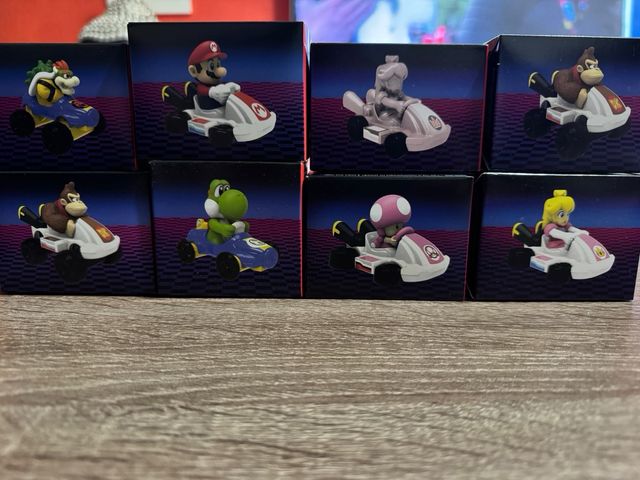 Personajes mario kart mcdonals