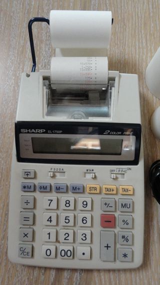 calcolatrice Sharp EL-1750P Portable 12-Digit