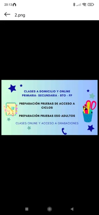 Clases particulares - Apoyo primaria y secundaria