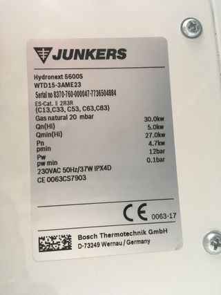 Calentador de Gas Junkers