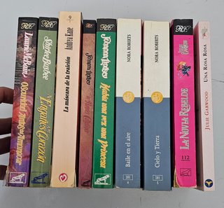 LOTE 9 NOVELAS ROMANTICAS VER FOTOS