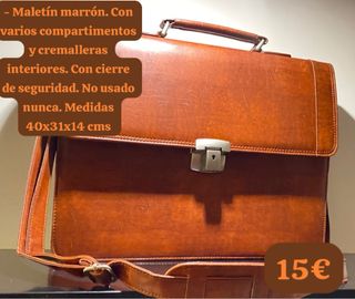Maletin marron 