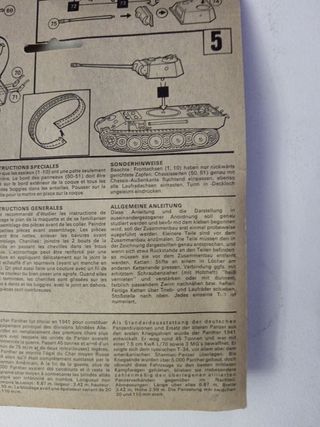 AIRFIX PANTHER TANK scatola montaggio