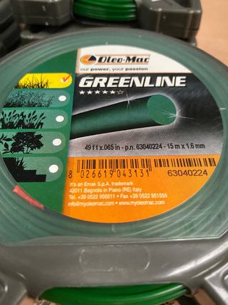 Hilo desbrozadora oleo mac