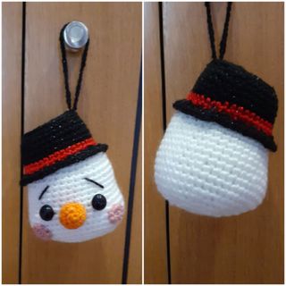 Bolas de Navidad de crochet