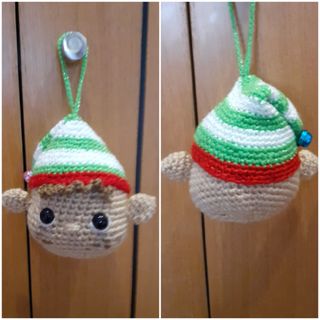 Bolas de Navidad de crochet