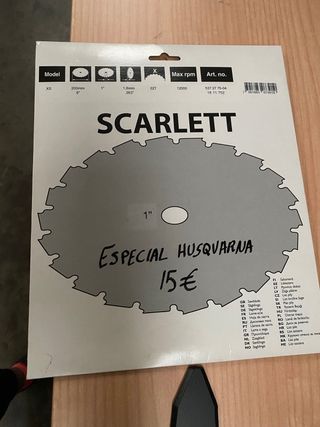 Discos corte desbrozadora