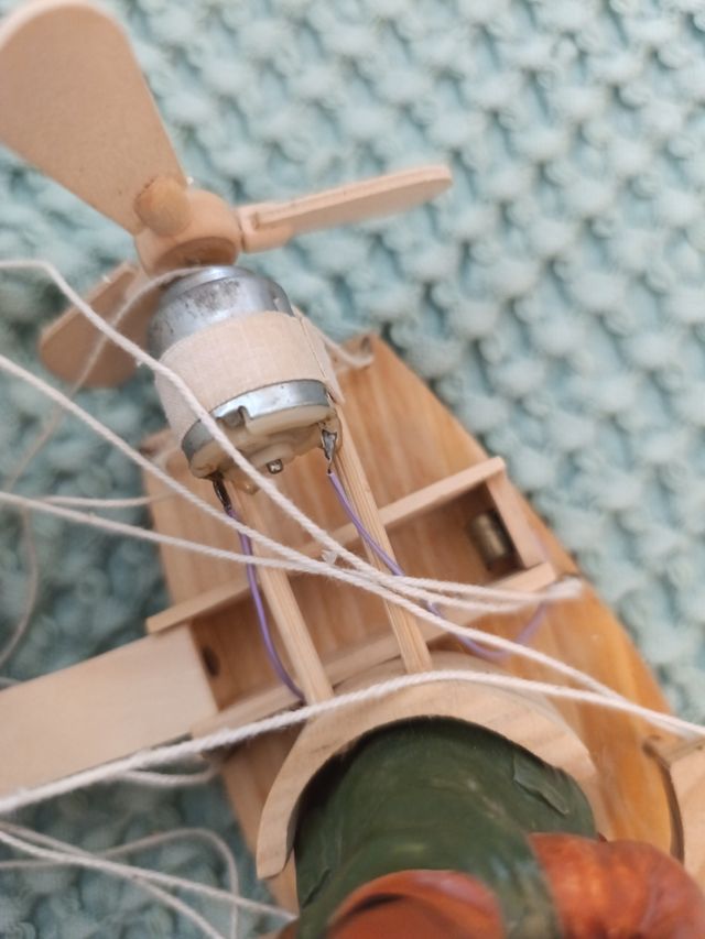 Globo aerostático artesanal