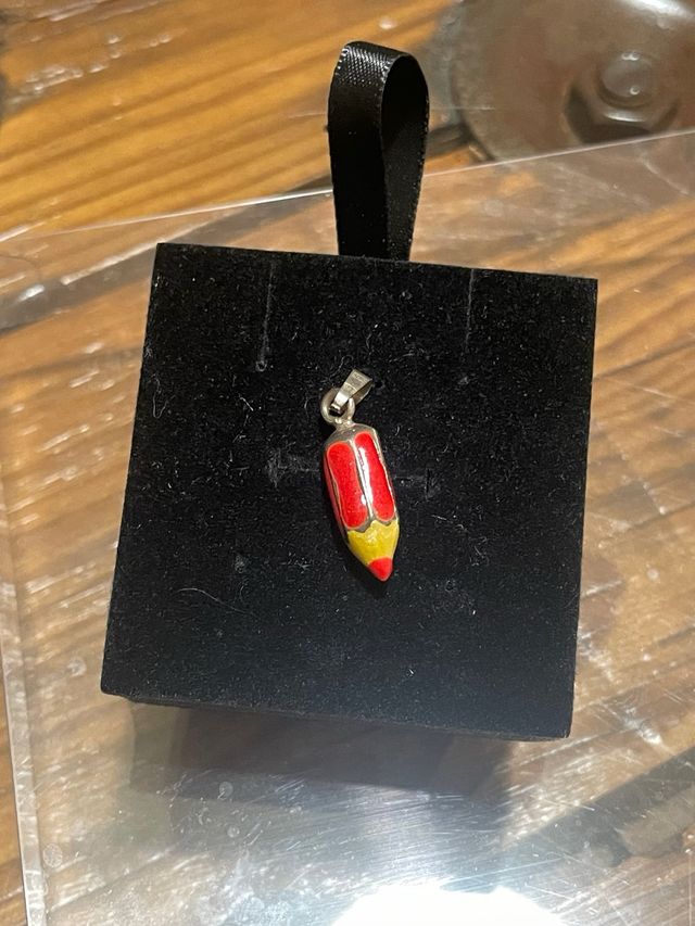 Colgante Lápiz de Plata y Esmalte