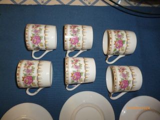 Servizio tazzine francese da 6 da Collezione