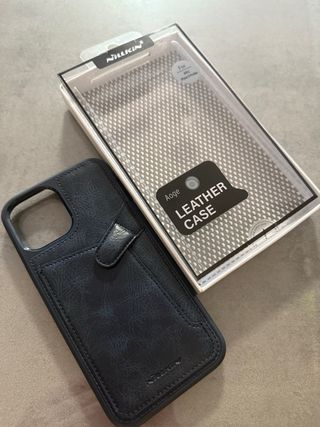 Funda piel iPhone 12 Pro Max