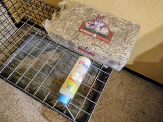 Jaula grande para mascotas.