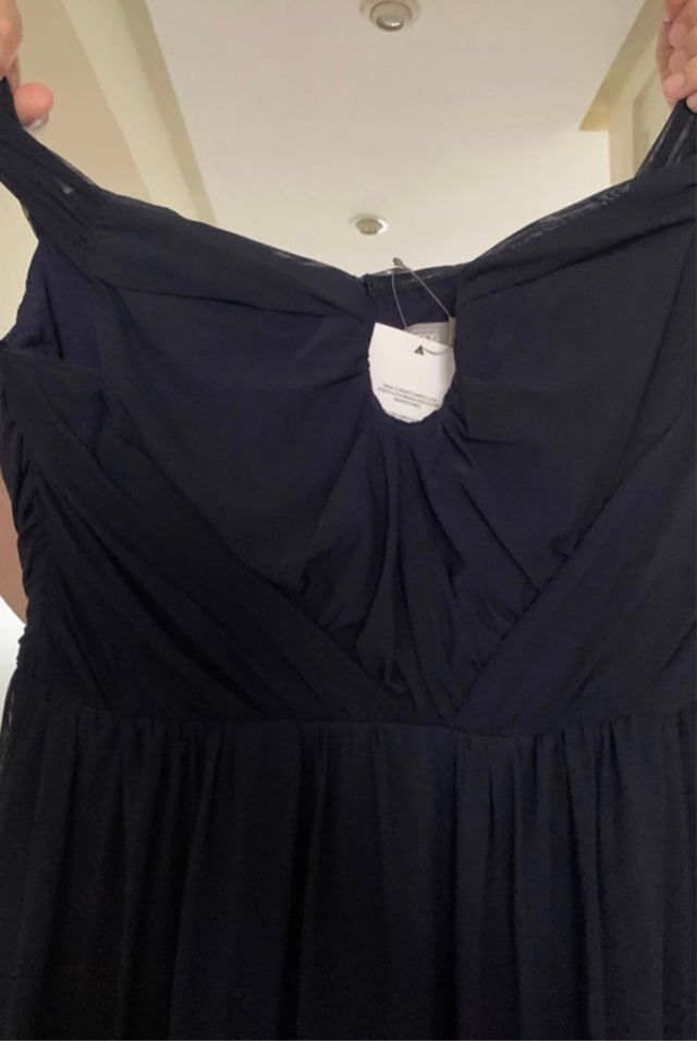 Vestido azul asos largo