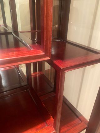 Mueble vitrina estilo oriental