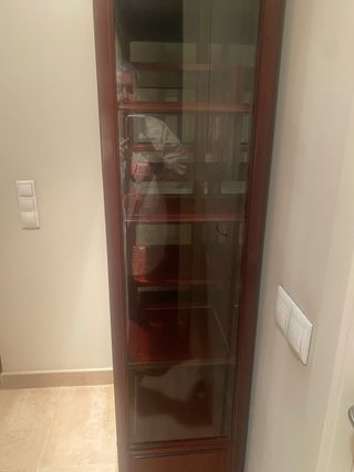 Mueble vitrina estilo oriental