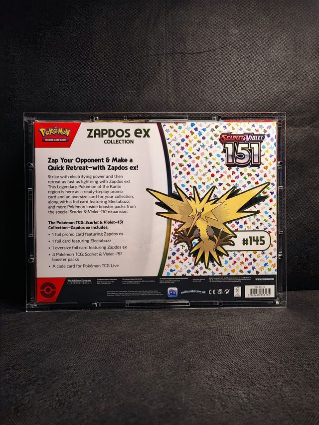 Caja Case acrílico 151 Zapdos