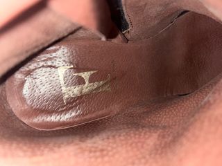 Botas / Botines de piel estampado de leopardo