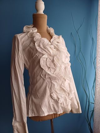 Camisa blanca.Talla S.
