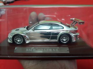 1:43 BMW M3 GTR V8 Plata Altaya