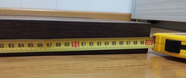 Estanterías de madera wengue