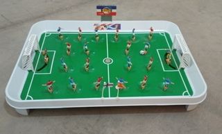 Mini futbolín de mesa