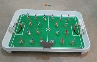 Mini futbolín de mesa