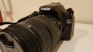 Camara Canon y teleobjetivo