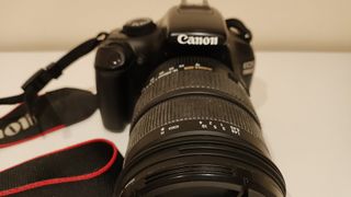 Camara Canon y teleobjetivo