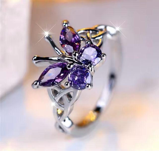 Anillo mariposa 